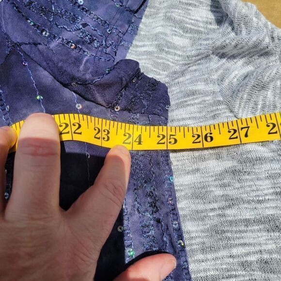 Blue Short Sleeve Tunic - Picture 8 of 9